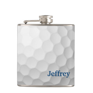 Golf Themed Flask Personalised
