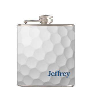Golf Themed Flask Personalised