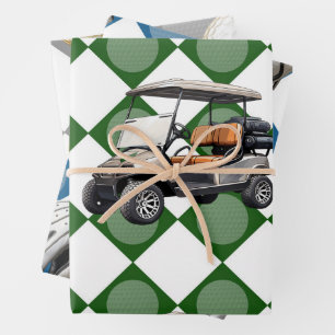 Golf themed for Golfer  Wrapping Paper Sheet