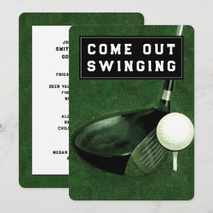 Golf Themed Invitation