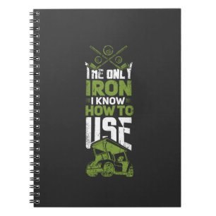 Golf - This Is The Only Iron Notebook