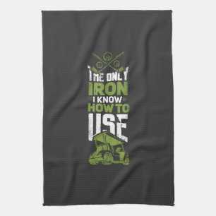 Golf - This Is The Only Iron Tea Towel