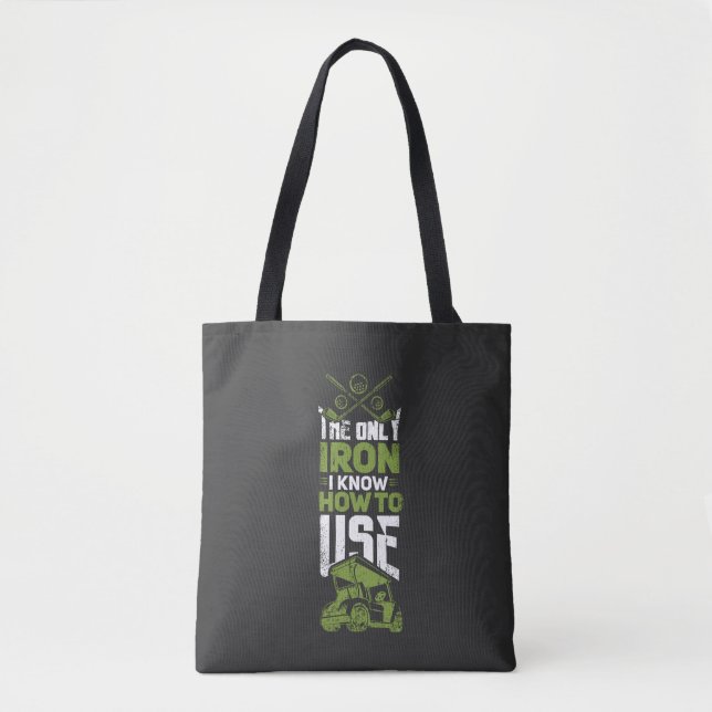 Golf - This Is The Only Iron Tote Bag (Front)