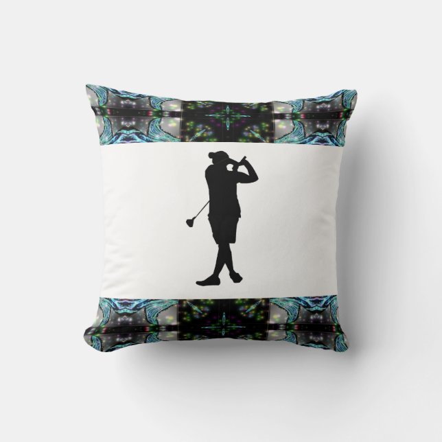 Golf Throw Pillow 4 (Front)