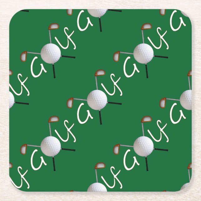 Golf Tiled Coaster (Front)