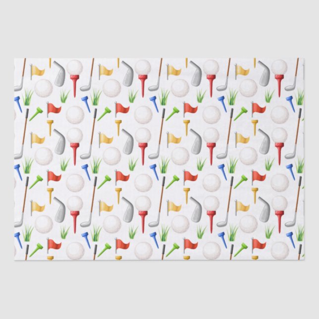 Golf  Tissue  paper (Front)