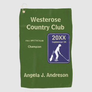 Golf 🏌 Tournament Award Prize Towel