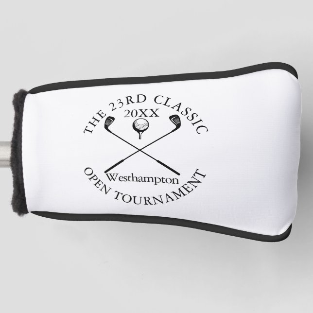 Golf Tournament Classic Event Head Cover (Front)