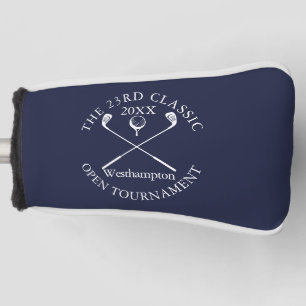 Golf Tournament Classic Navy Blue Head Cover