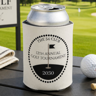 Golf Tournament Club Name Can Cooler