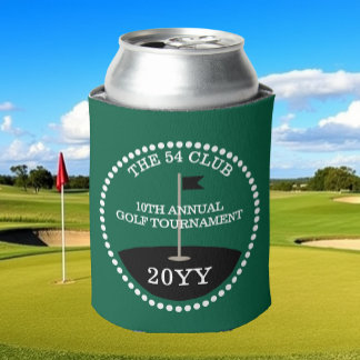 Golf Tournament Club Name Year Can Cooler
