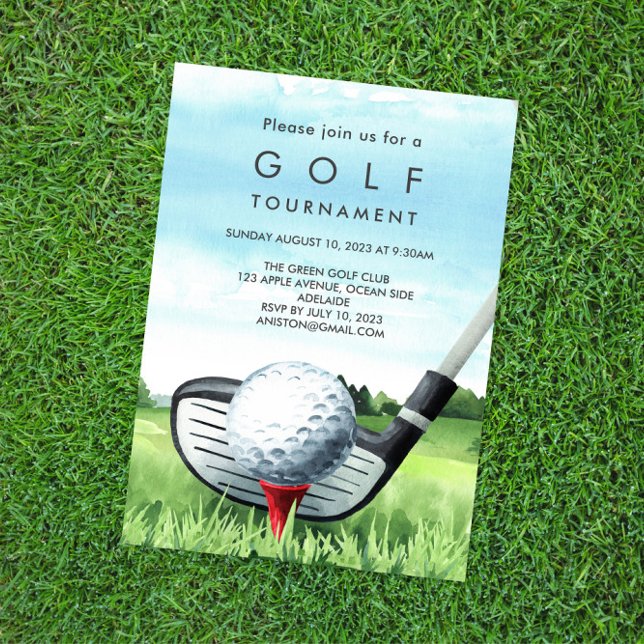 Golf Tournament Invitation (Creator Uploaded)