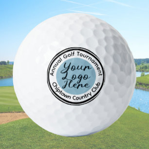 Golf tournament or event custom logo personalised balls