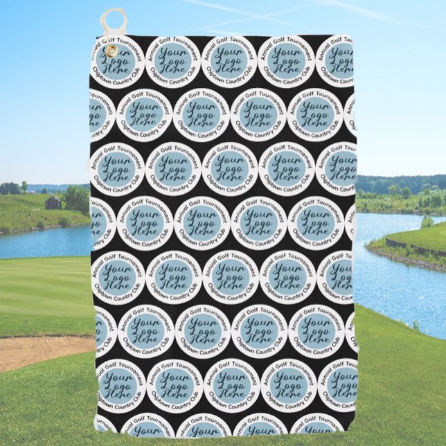 Golf tournament or event custom logo personalised  towel (Creator Uploaded)
