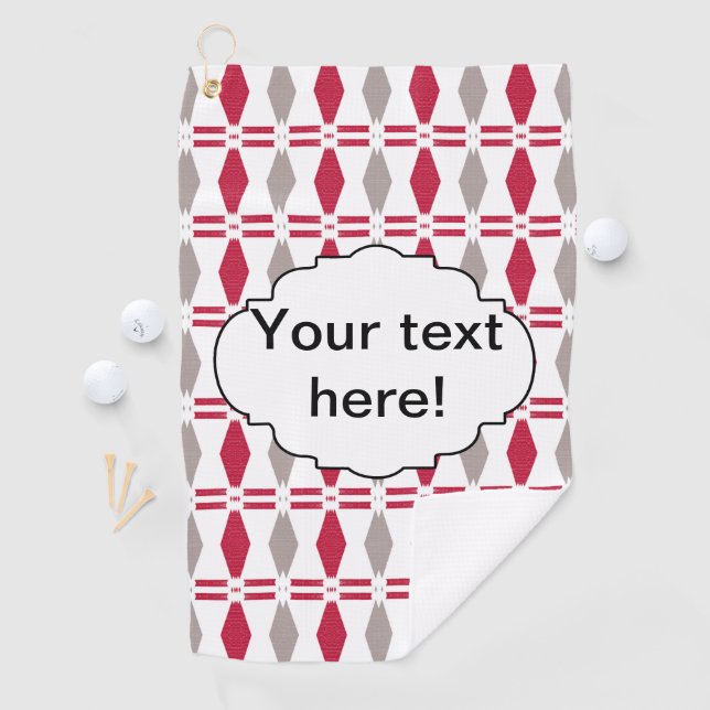 Golf Towel abstract template (InSitu)