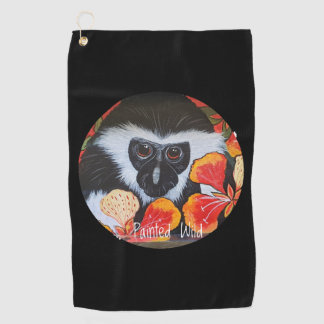 Golf Towel Colobus Painted Wild