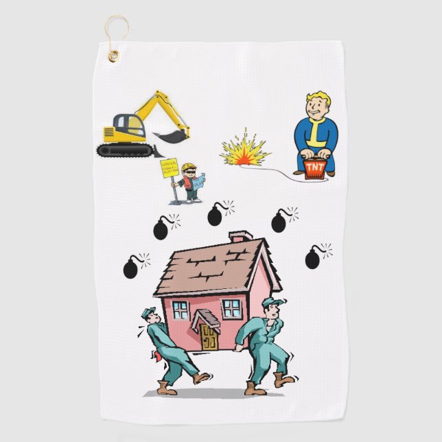 Golf Towel Construction (Front)