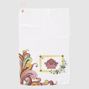 Golf Towel Floral