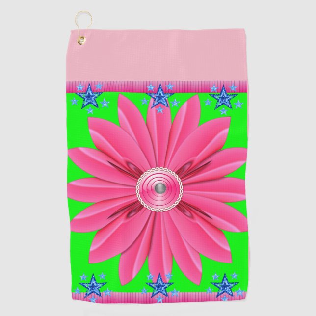 Golf Towel Floral (Front)