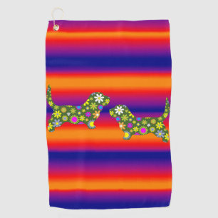 Golf Towel Floral