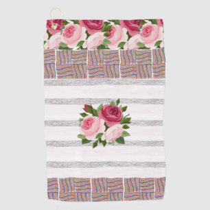 Golf Towel Floral