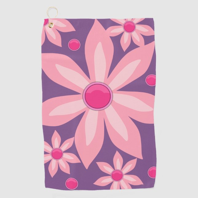 Golf Towel Floral (Front)