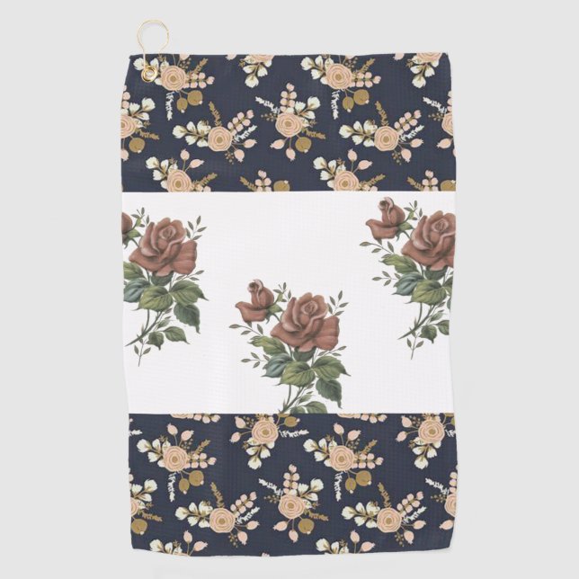 Golf Towel Floral (Front)