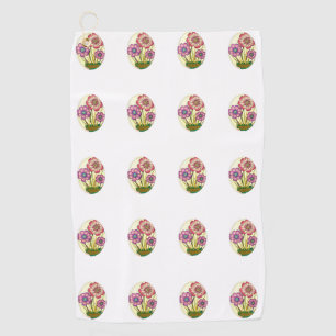 Golf Towel Floral