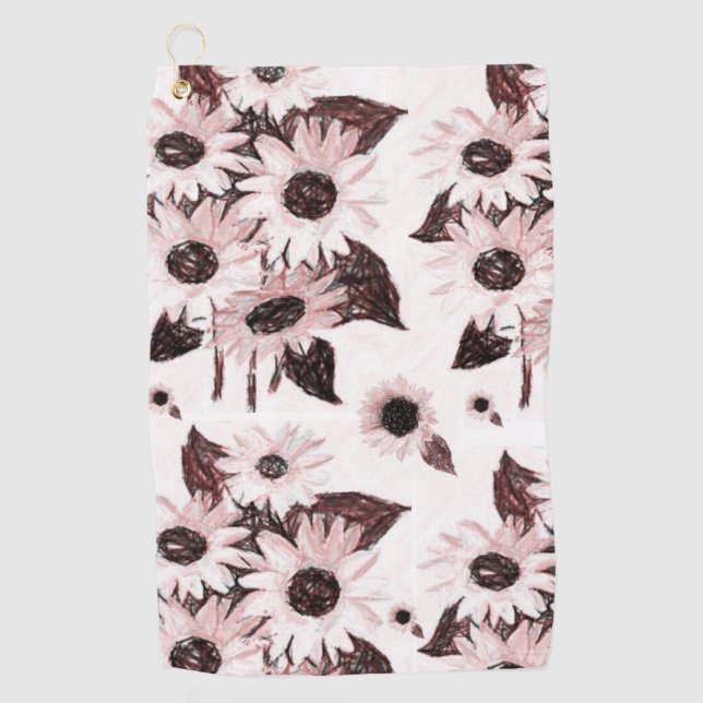 Golf Towel Floral (Front)