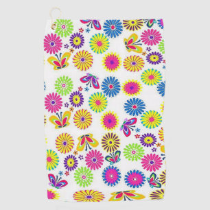 Golf Towel Floral