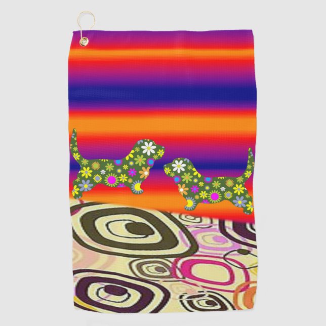 Golf Towel Floral (Front)