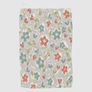 Golf Towel Floral