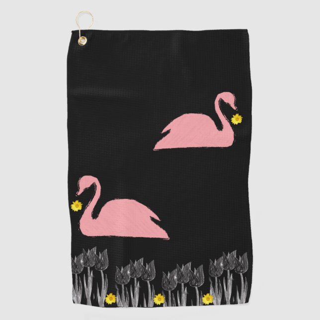 Golf Towel Floral (Front)