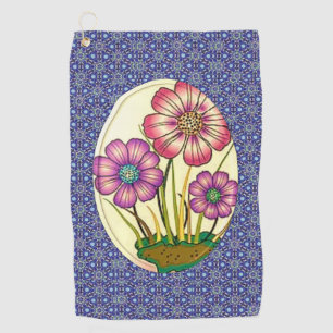 Golf Towel Floral