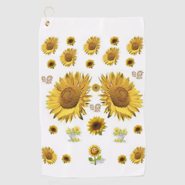 Golf Towel Floral (Front)