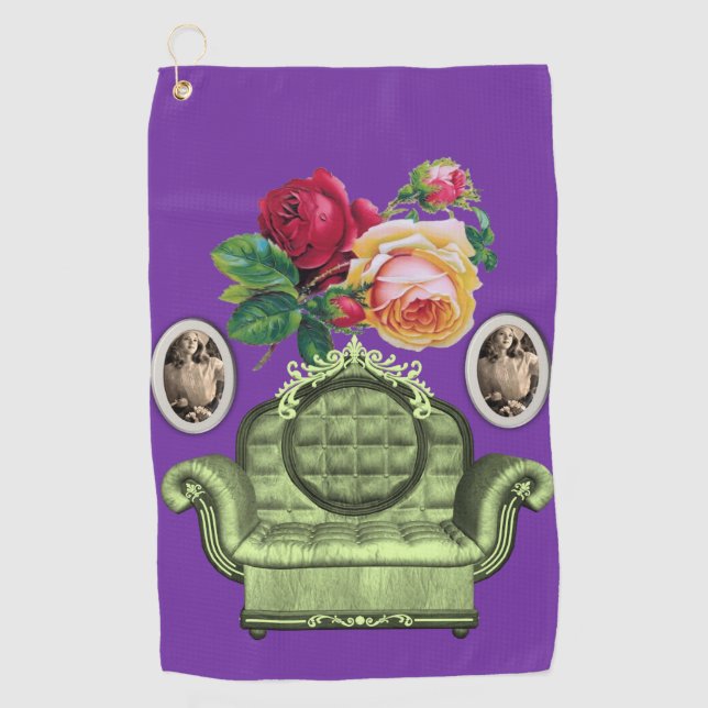 Golf Towel Floral (Front)