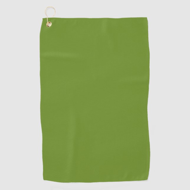 Golf Towel in Olive Drab for Comfort (Front)