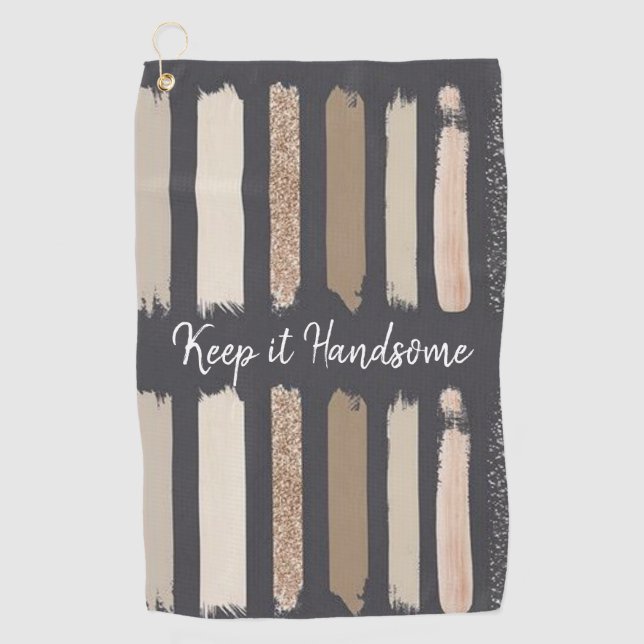 Golf Towel Keep it Handsome (Front)