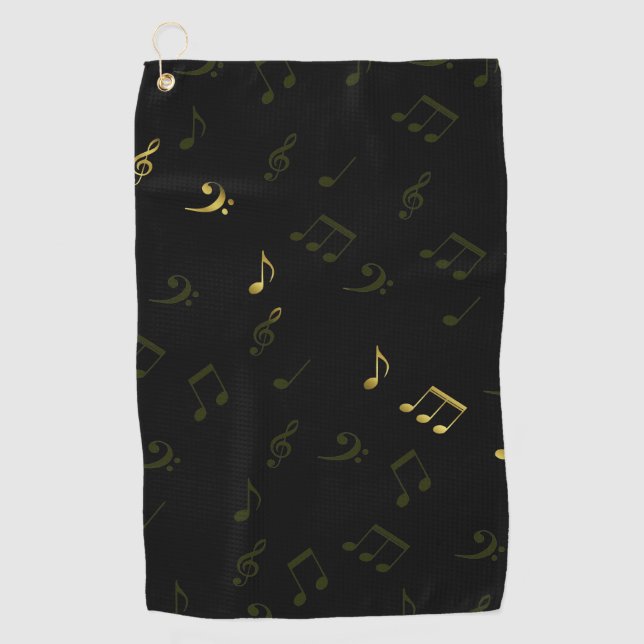 Golf Towel,music, set,home, notes,colourful Golf Towel (Front)