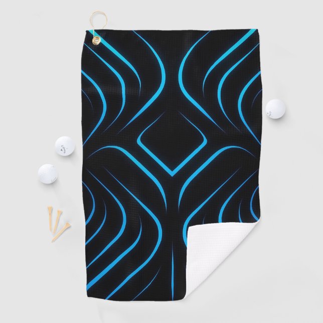 Golf towel - Neon blue (InSitu)