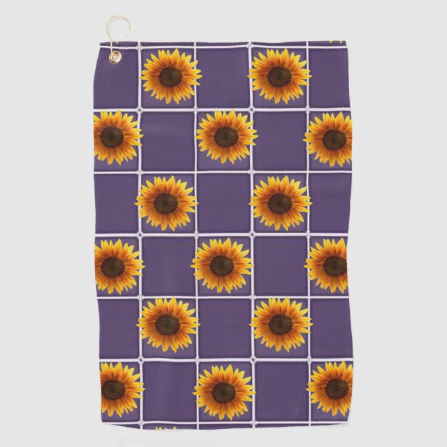 Golf Towel Sunflower (Front)
