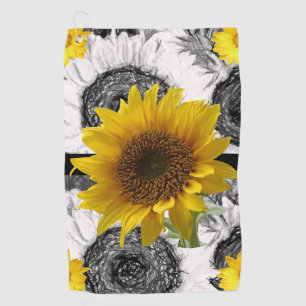 Golf Towel Sunflower
