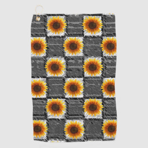 Golf Towel Sunflower
