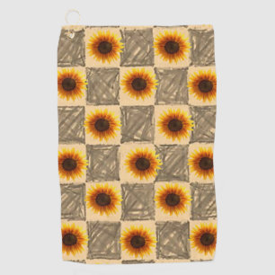 Golf Towel Sunflower