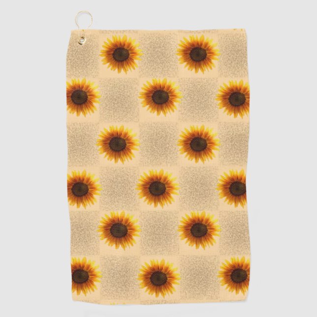 Golf Towel Sunflower (Front)