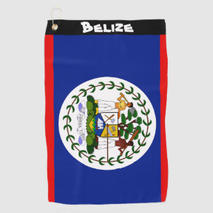 Golf Towel with Belise Country Flag