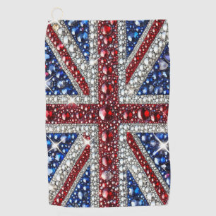 Golf Towel with British Colours