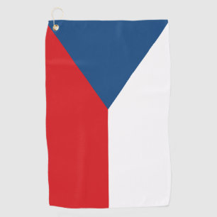 Golf Towel with flag of Czechia
