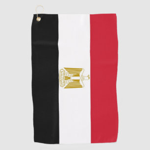 Golf Towel with flag of Egypt