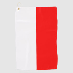Golf Towel with flag of Indonesia